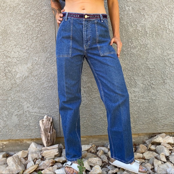 tommy hilfiger high waisted jeans